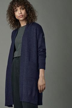 Chamarras Canada Goose Mujer Outlet - Cortina Prendas De Punto Black Label Azul Marino TH1649235